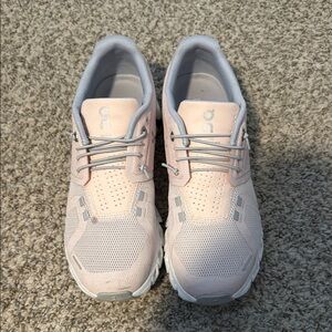 Light Pink Women's Athletic Running Shoes by On cloud